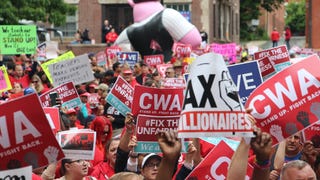 CWA union says it "stands in "complete solidarity with striking members of SAG-AFTRA"